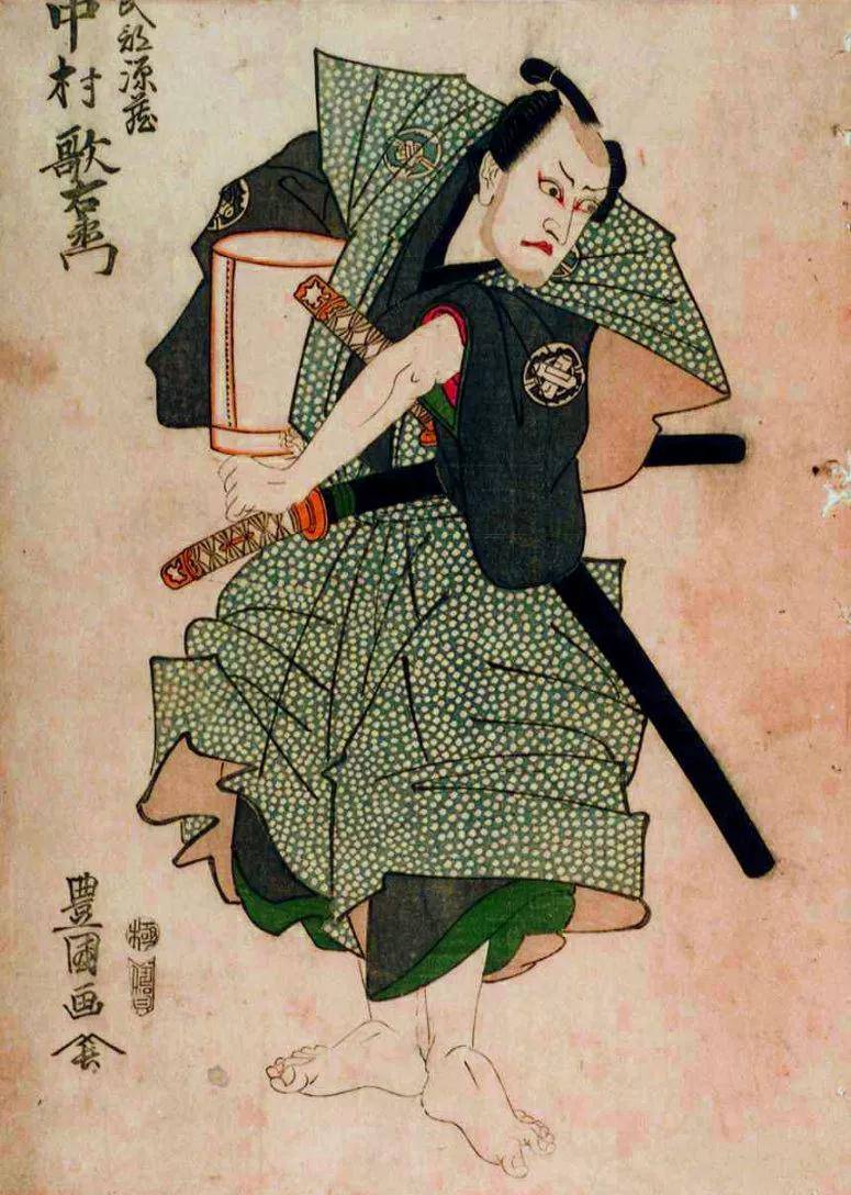 日本武士图画图片