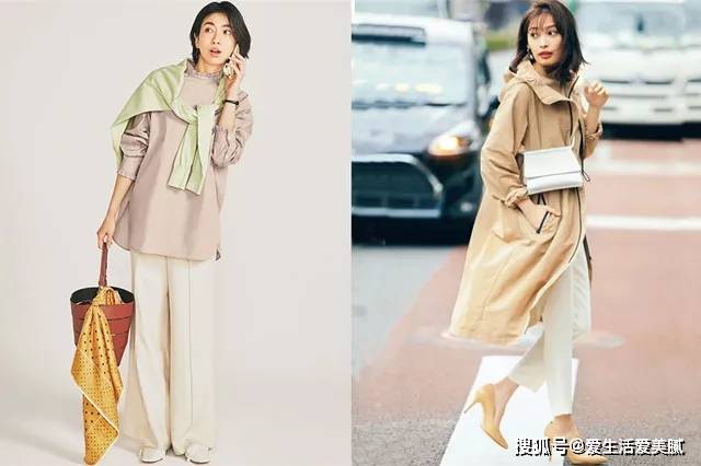 右图 嘉宜的小课堂|:说流行亮丽色,但经典米色还是稳赢,与7种基础色相配轻松高级