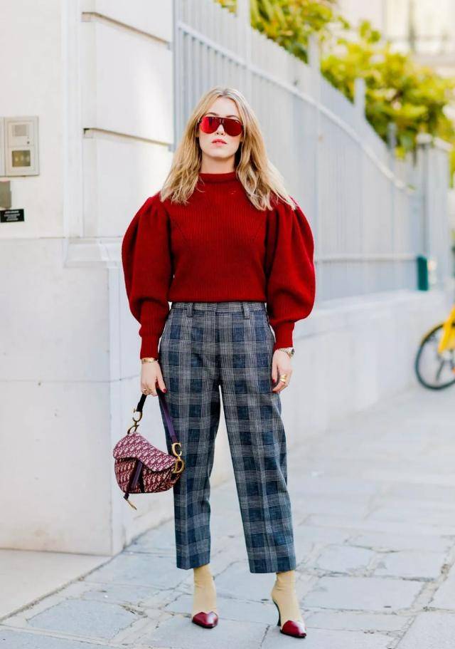 服装 如果穿腻了小黑裤、牛仔裤，那复古时髦的格纹裤了解一下！