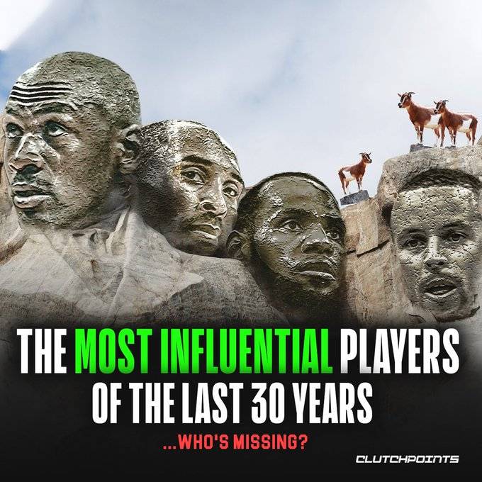 热议！美媒评近30年NBA最具影响力球员总统山：乔科詹库