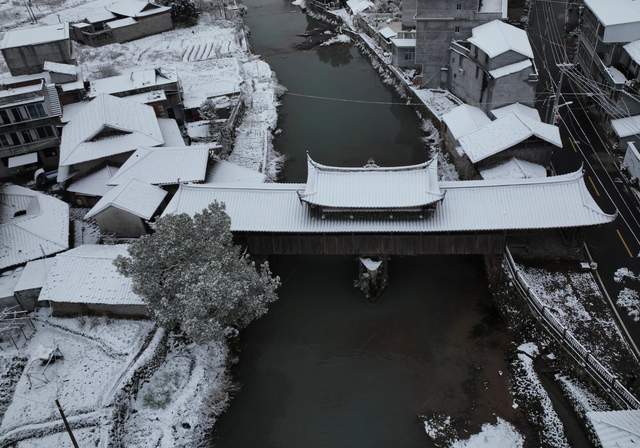 泰顺下20年一遇的大雪,摄影师倾巢出动,廊桥成主角_世界_龟头_北涧