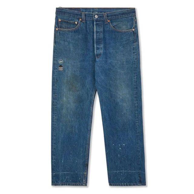 信息 黑闪电！藤原浩 x Levi's三方联名501牛仔裤曝光，明天发售！