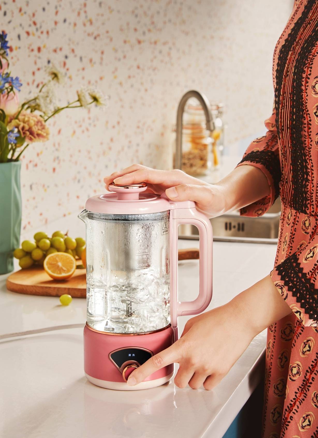 功能|拖延症患者福音,浩诗养生破壁机一壶双盖带你解锁花样早餐