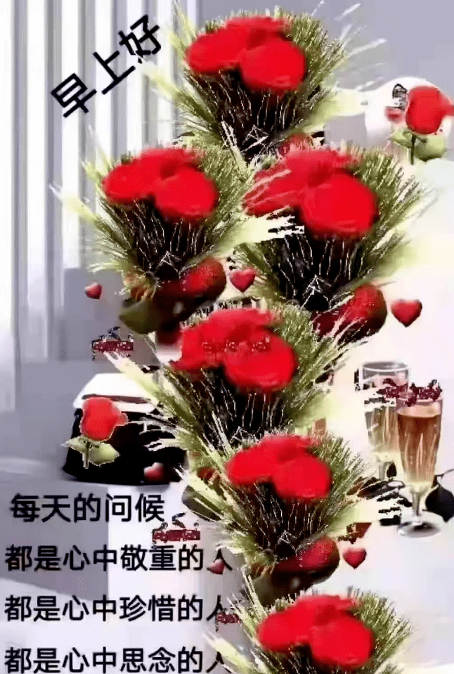 3月最美阳光清晨早上好问候祝福语短句子,早上好新版特好看的动态祝福