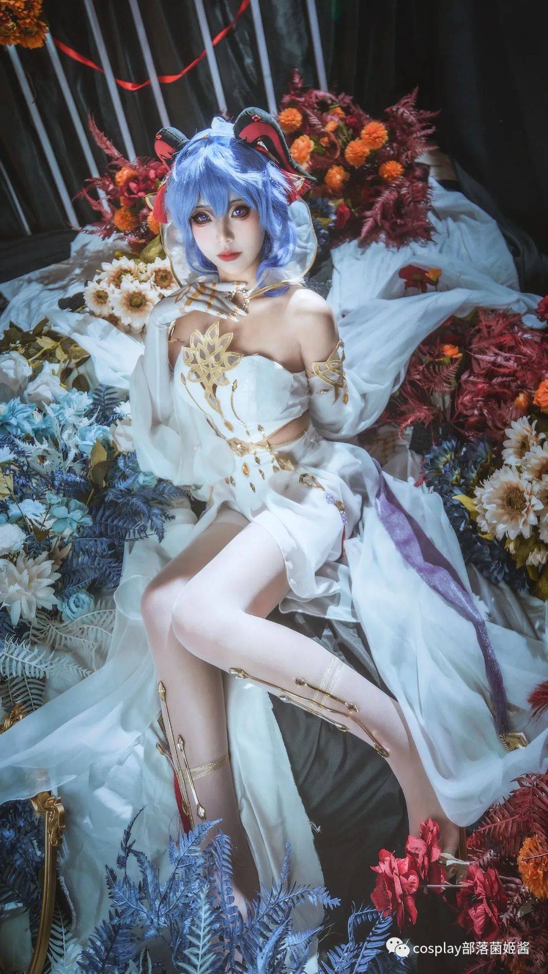 cos原神67甘雨花嫁设cos正片楚江呐