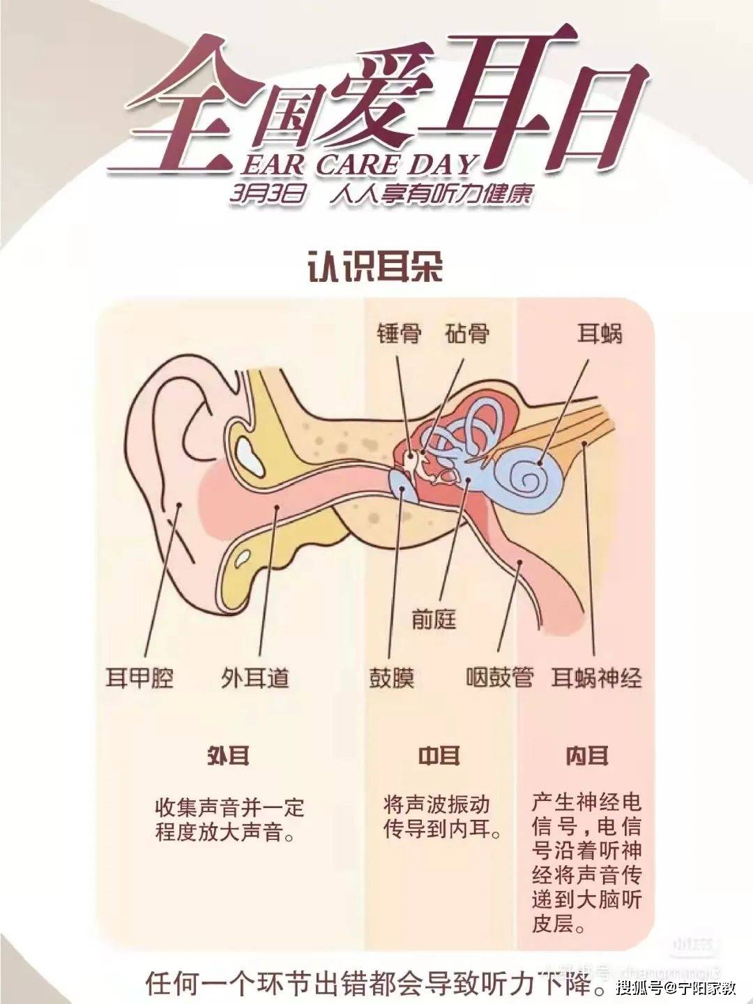 爱耳护耳,聆听美好——蒋集镇中心幼儿园爱耳日宣传活动