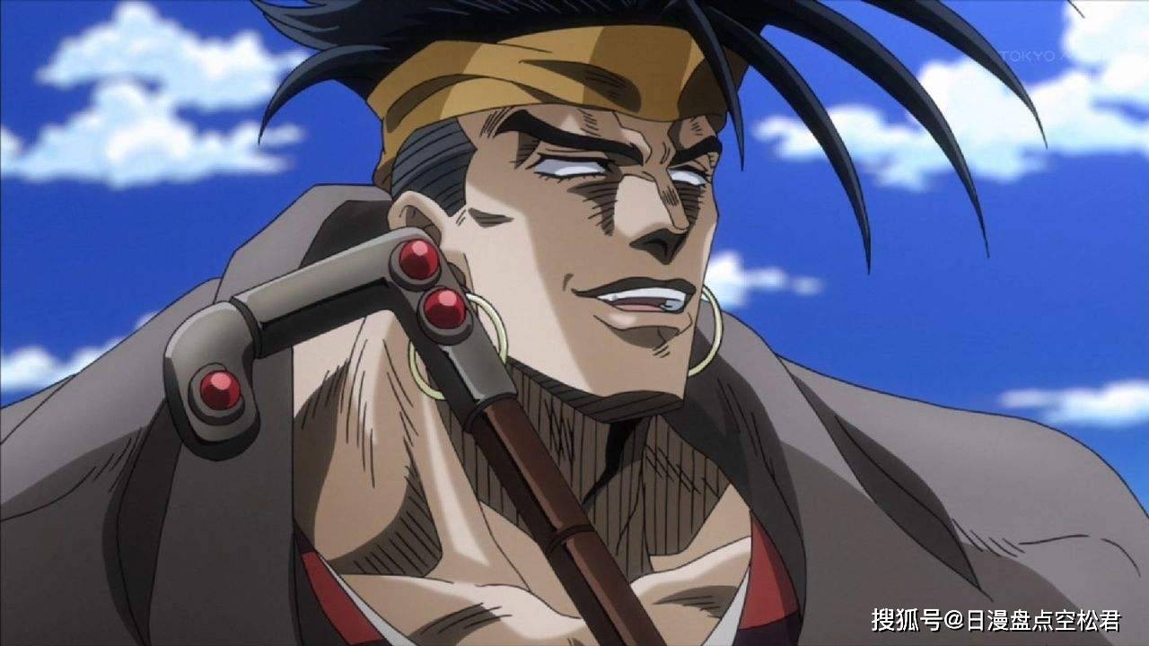 恩多尔是盲眼的替身使者,替身是埃及九荣神之一"盖布神",尖爪手掌状