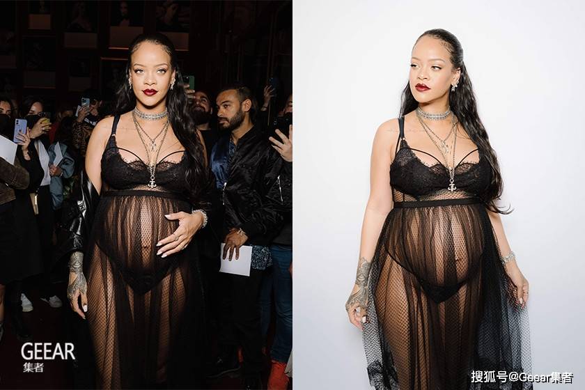 时装周时装周场外焦点：Rihanna时髦孕妇造型！