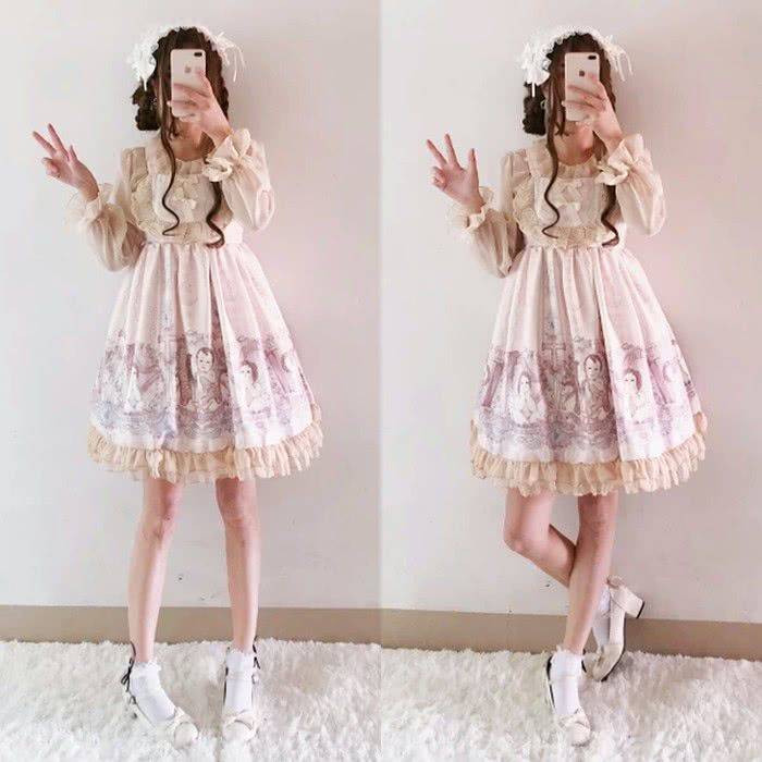 口才选一款洛丽塔裙,测在别人眼里你是真可爱还是装可爱