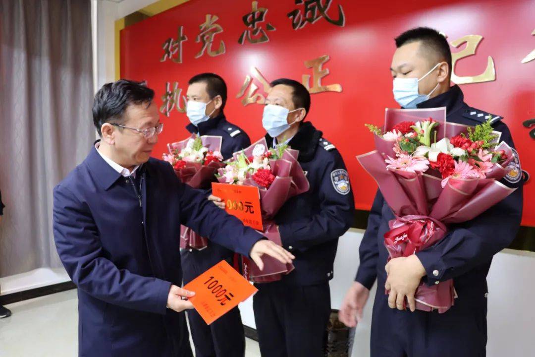 吕梁市总工会,市公安局看望慰问方山县因公受伤民警_任建荣_高建军