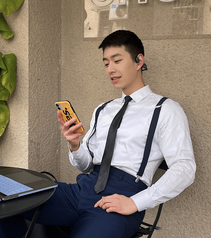 解放双耳,0压办公·飞利浦骨传导耳机a6606有"型"有料_工作_音乐_传播