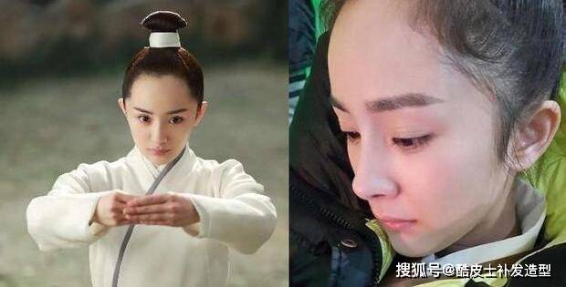 观点评论明星为了发际线有多拼？植发假发外加发际线粉，却败给胎毛王白鹿