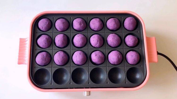 原创会拉丝的美味紫薯球真的不来尝试一下嘛好吃到没朋友