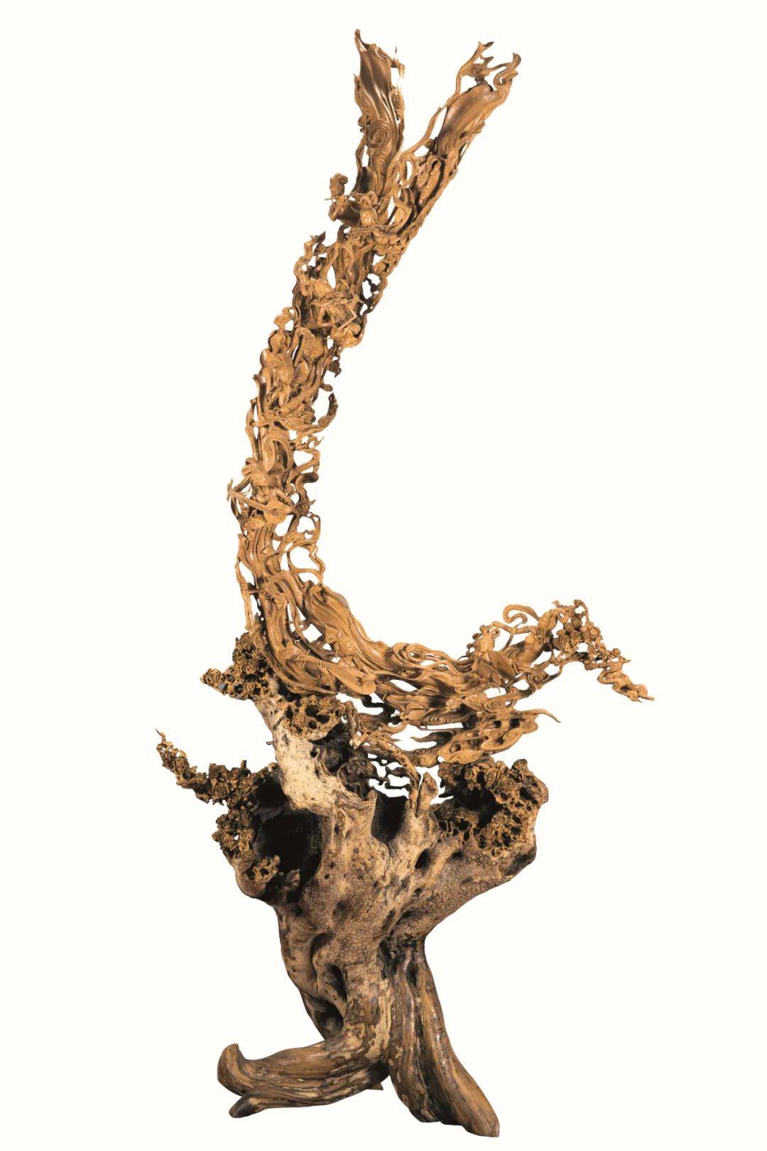 "吾木吾刀——郑松强木雕艺术精品展"于浙博开幕_作品_中国_黄杨