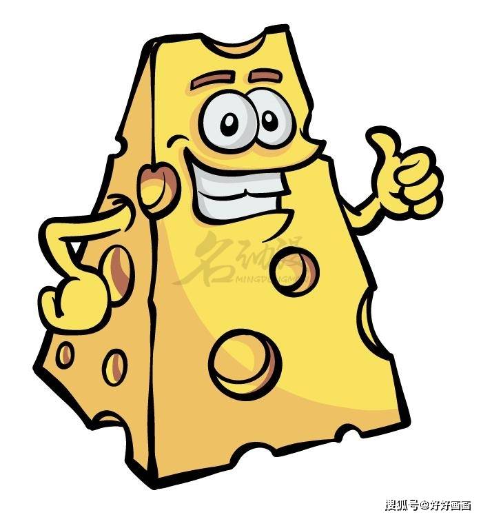 教你画一个奶酪人的绘画教程