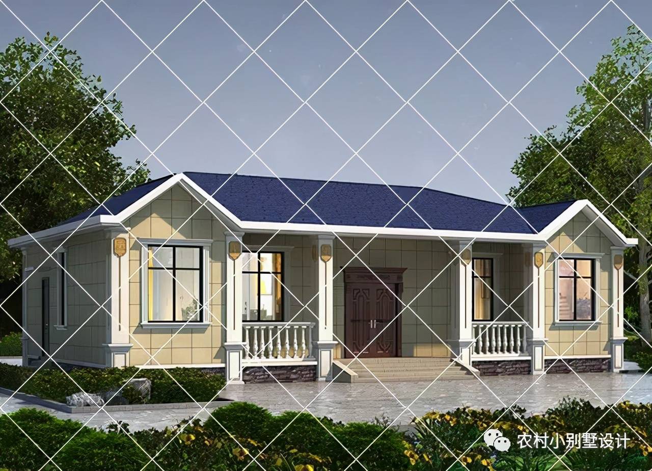 2022年养老房的最佳选择38款一层农村别墅主体造价均不超20万