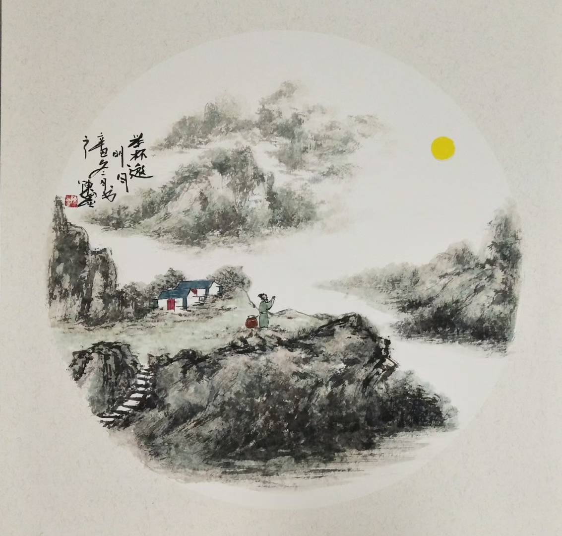 国画名家陈墨老师作品欣赏