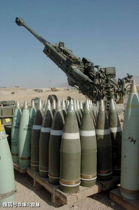 原创美军榴弹炮用药包发射真先进好像有些硬舔的感脚