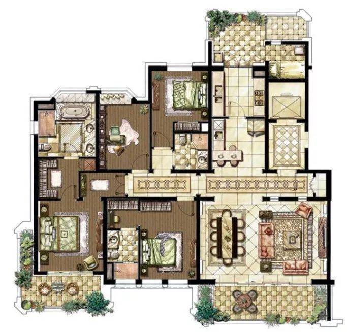 云锦东方二期最抢手的一套大平层466平售价9100万