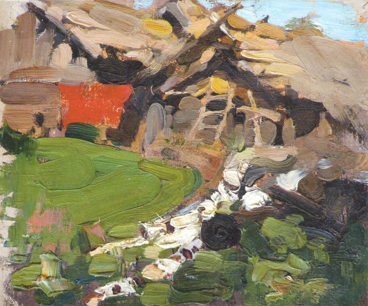 黄色墙纸的背景)",1916年"肖像瓦里阿多拉茨卡亚"1914年1909年的"白菜