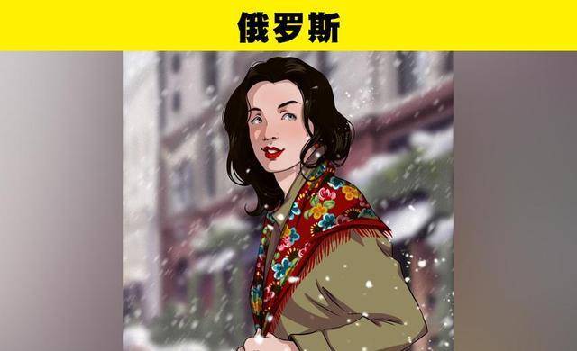 长发10个不同国家的插画师绘制的漂亮女孩，你最喜欢哪一个？