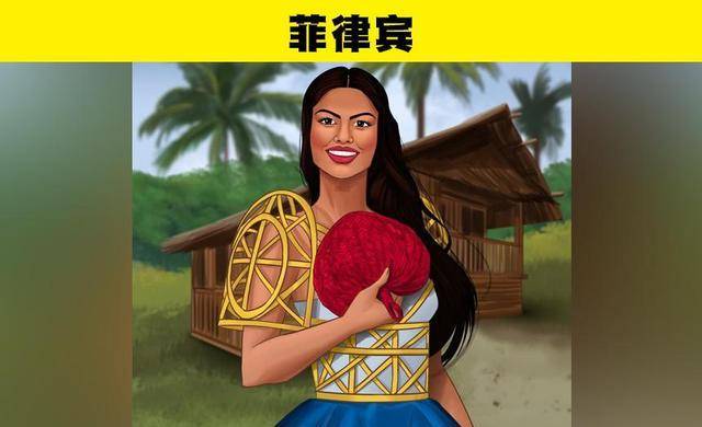 长发10个不同国家的插画师绘制的漂亮女孩，你最喜欢哪一个？