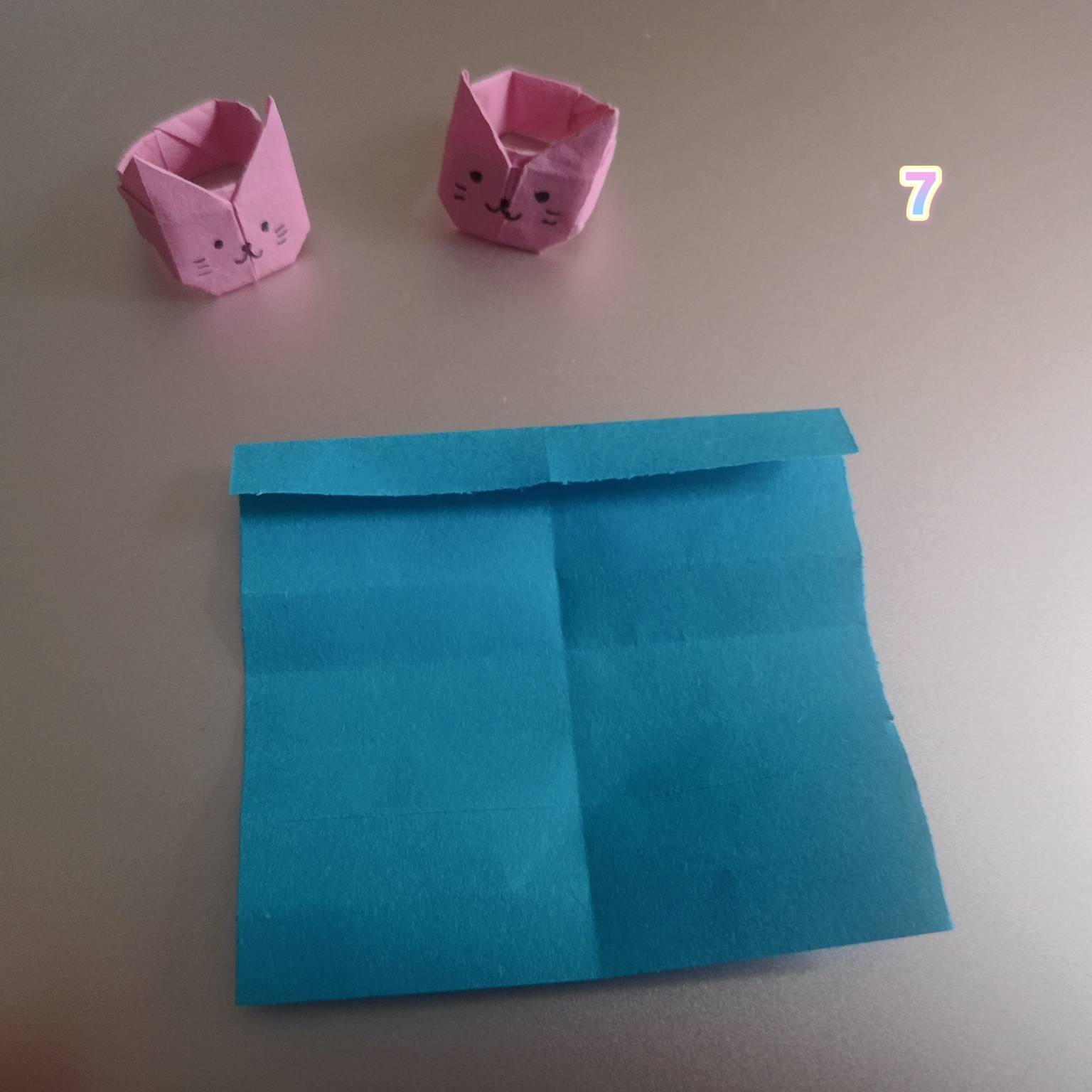可爱的猫咪戒指折纸教程超详细