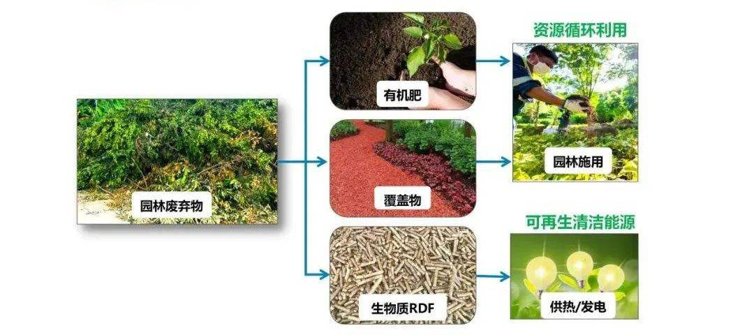 當綠化垃圾遇上資源化處置園林綠化垃圾,也