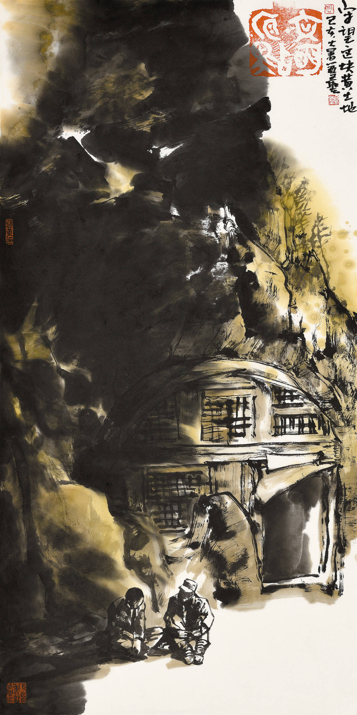 136cm×68cm周尊圣老师出生于牡丹江市林口县,他是我认识的画家之中离