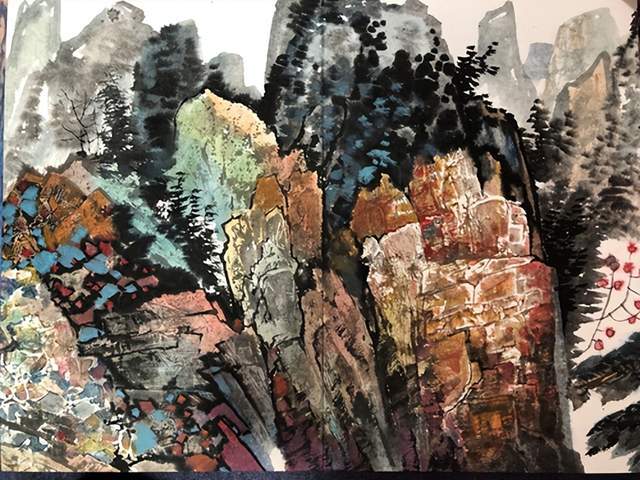 当代著名画家曲东良山水册页欣赏_中国_全国_艺术