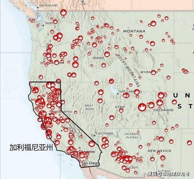 原创美国加利福尼亚州夏季经常发生山火为什么今年冬季也山火肆虐
