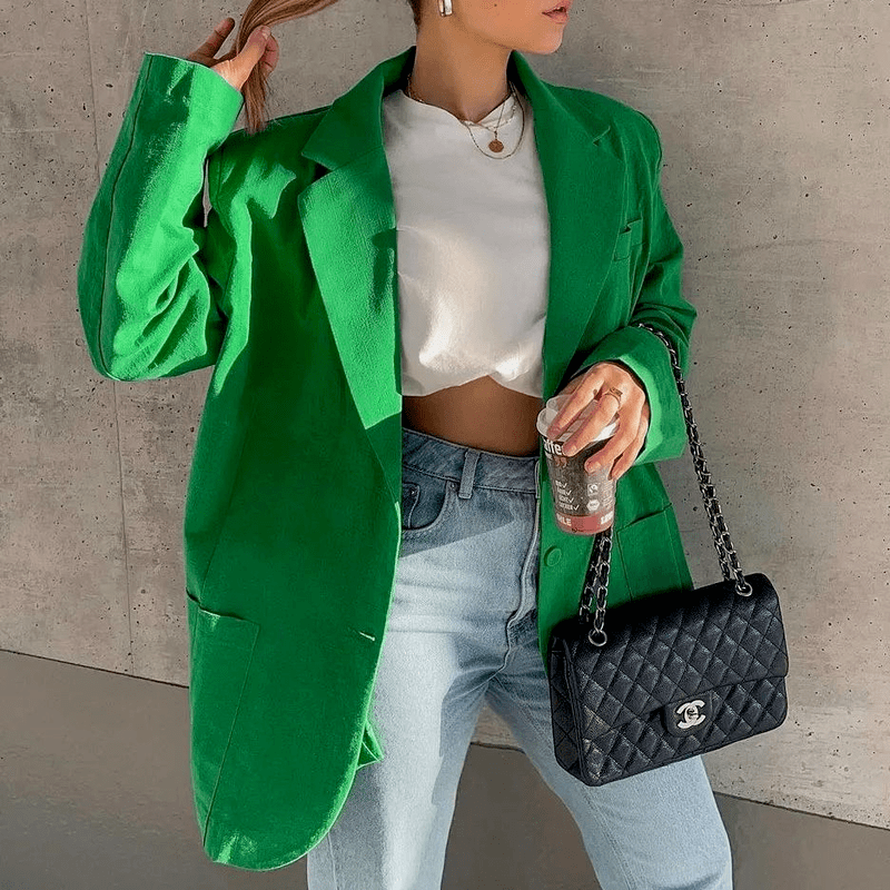 黑色 2022春夏流行色趋势:香菜色!