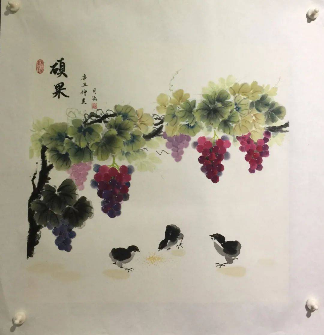 李月涵画家的作品,工笔写意各有韵味!