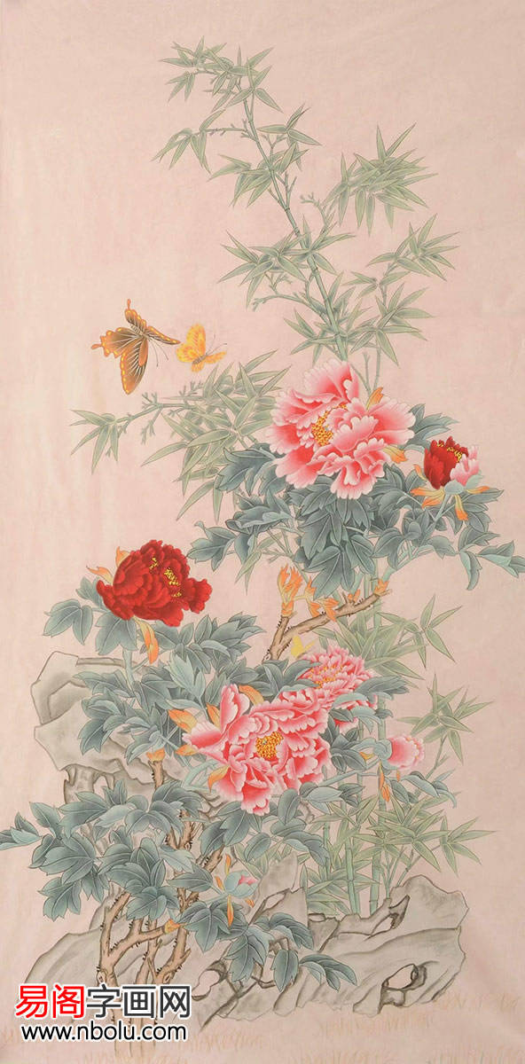 韩梅工笔花鸟画典雅秀丽精工细腻