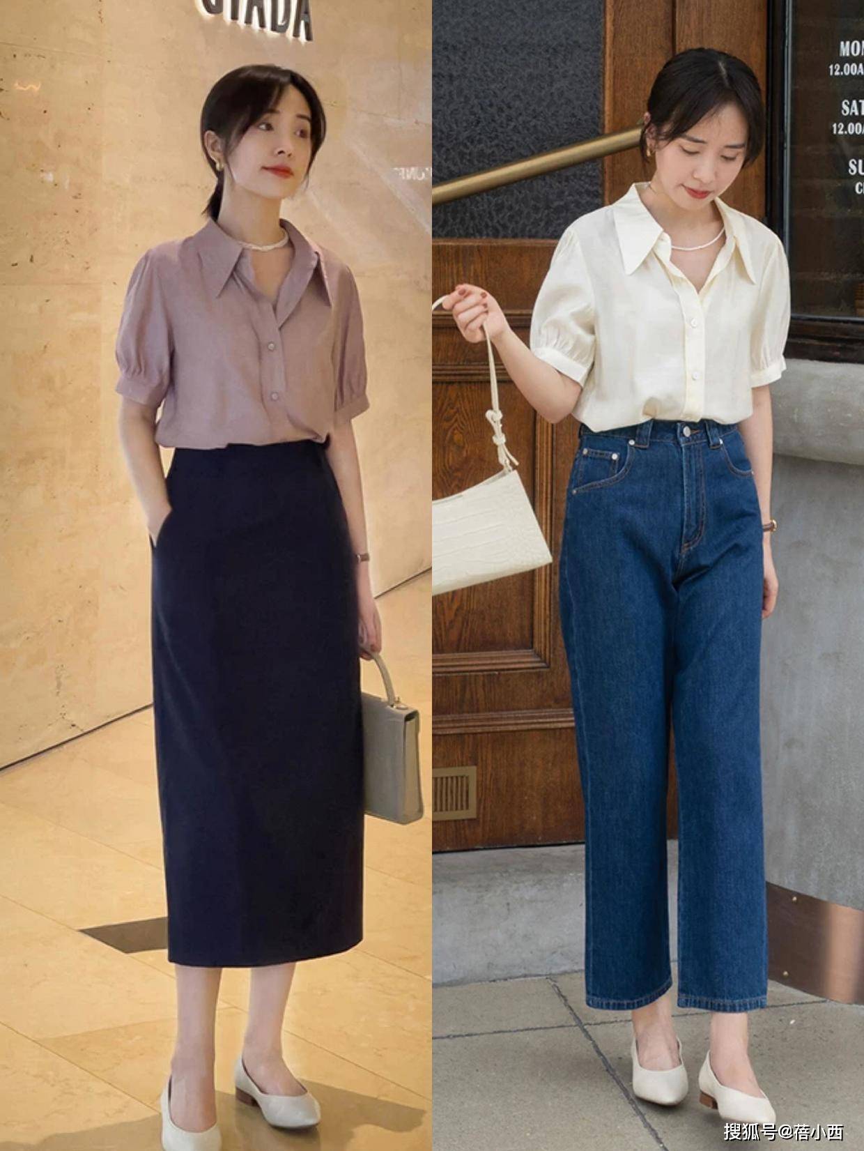 整体 今年春天“衬衫”穿搭又卷土重来了，时尚又大气，轻松演绎气质美