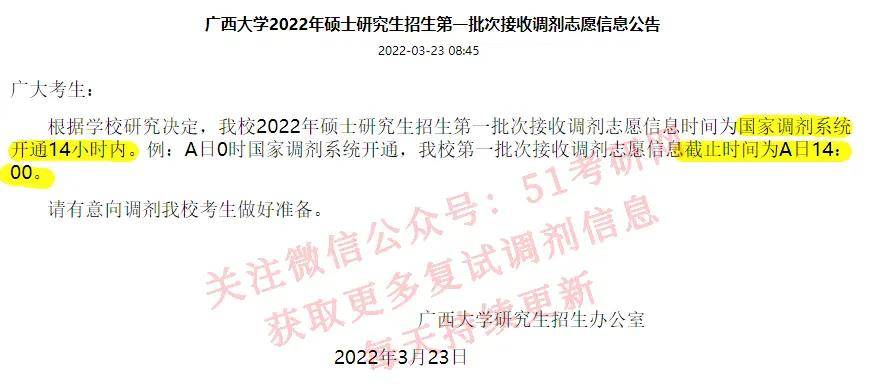 高校官宣：正式调剂系统接收时间只有14小时！