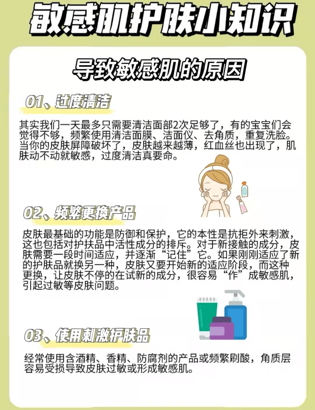 症状初颜净｜关于敏感肌的N个小知识，第一个就让很多人想不到！