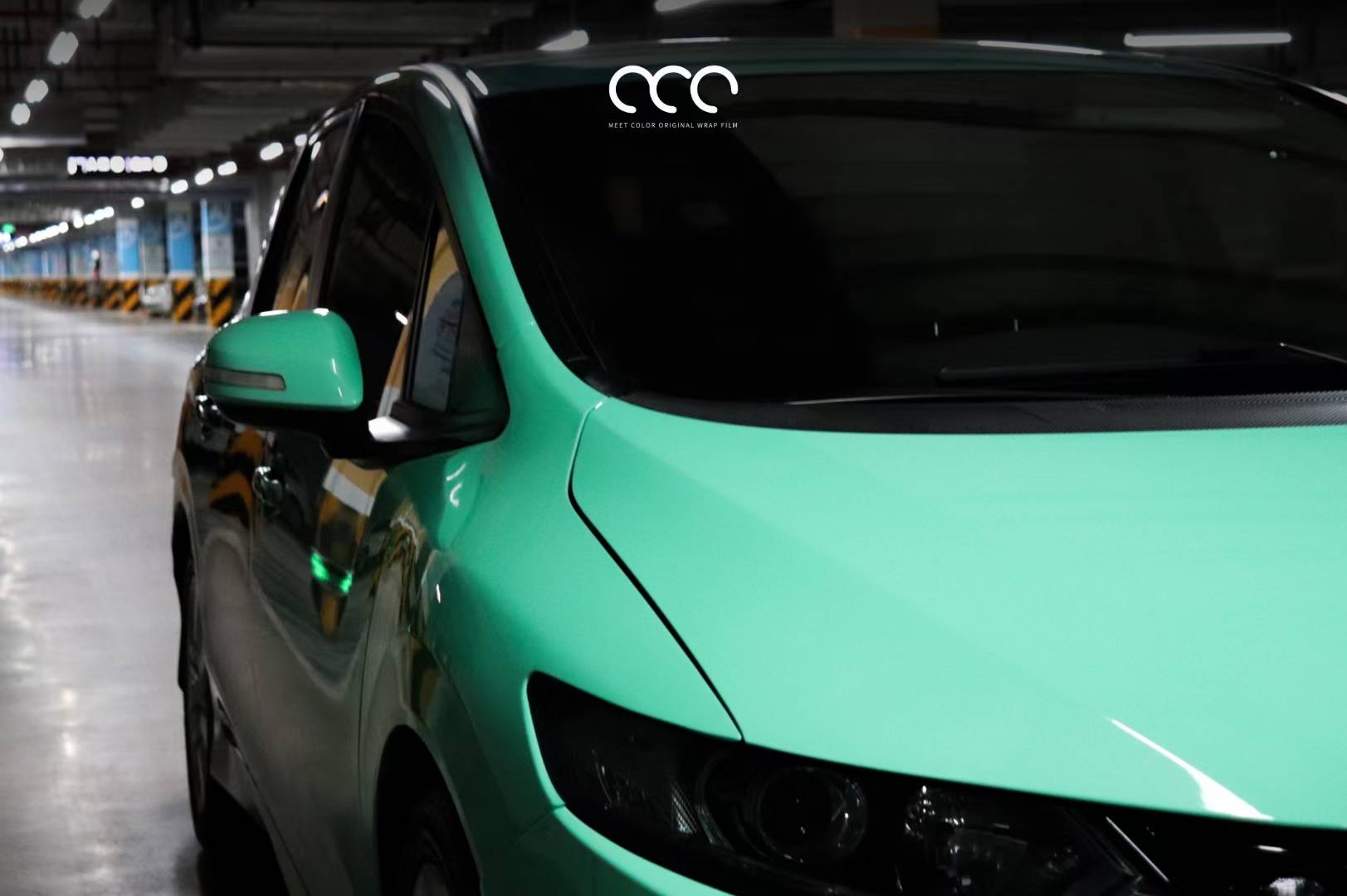 那抹摄人心魂的"蓝绿色"本田杰德蓝绿渐变彩绘改色膜(漫彩)_搜狐汽车