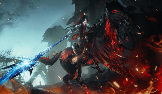 九亿天策玩家的梦想剑网3天策一言不合赛马这该死的好胜心