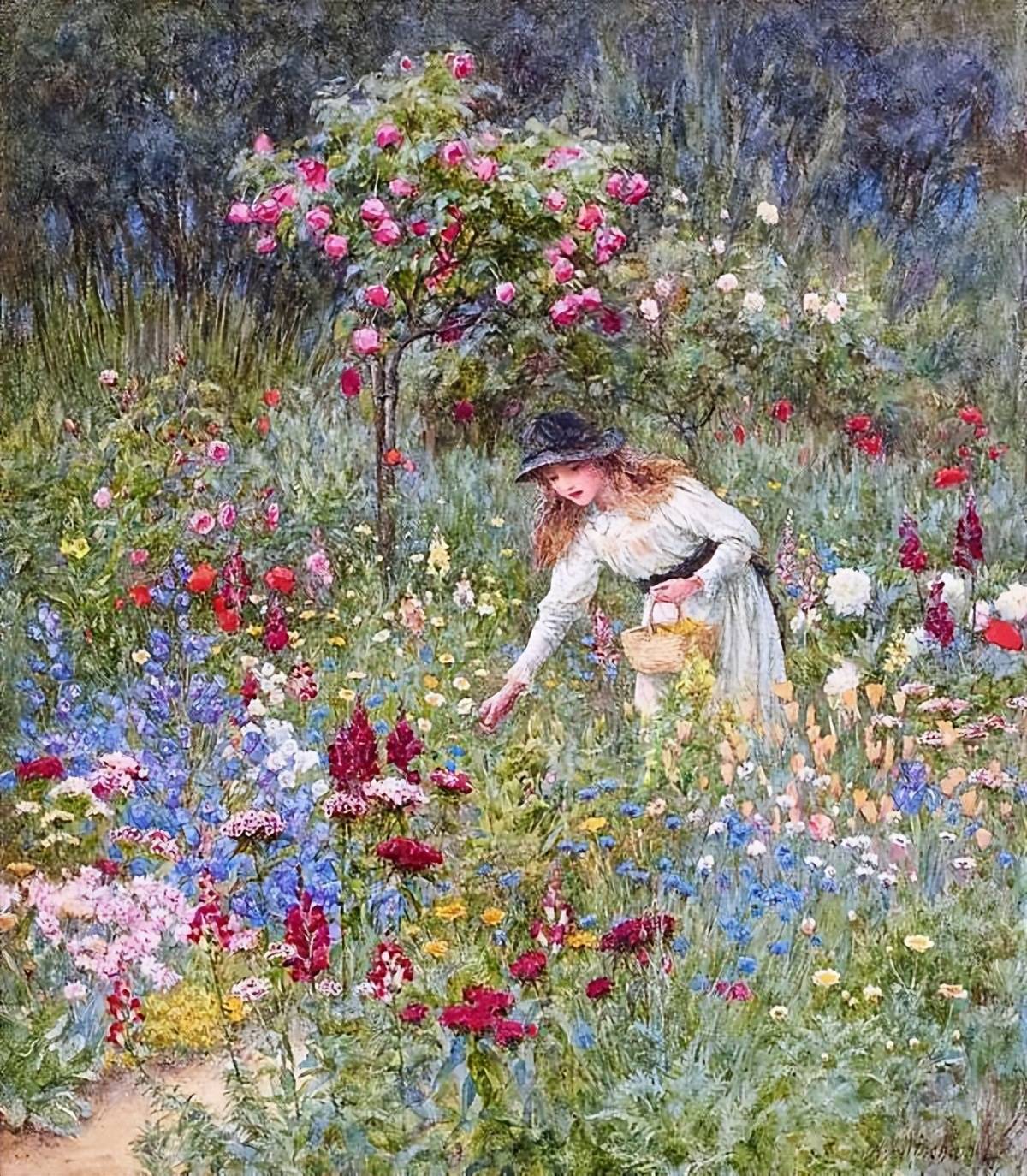 英国女画家helenallingham乡村岁月作品