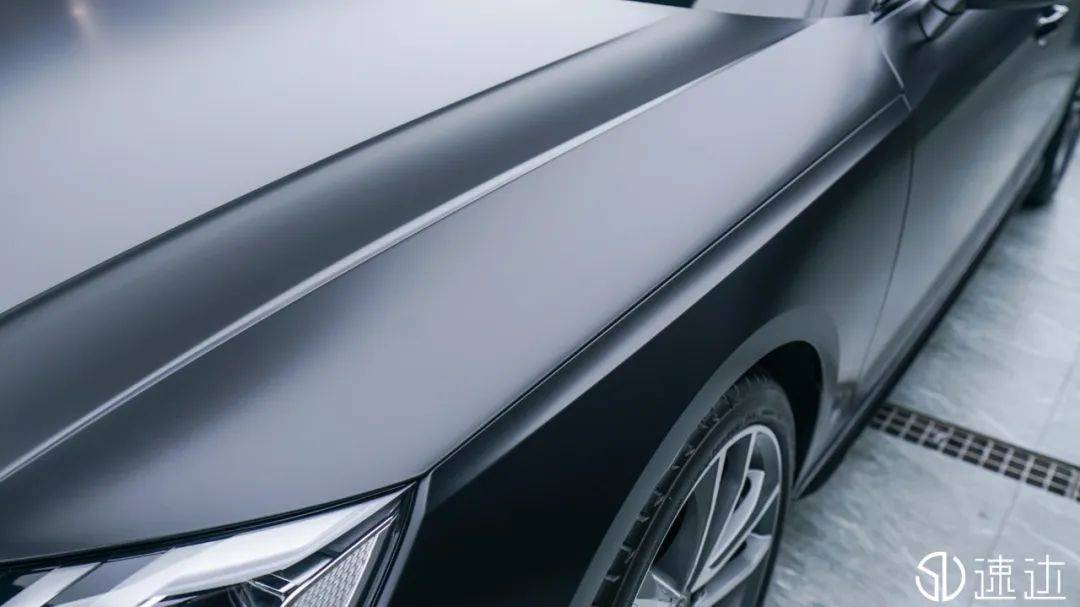 奥迪s4装贴威固matte哑光车衣