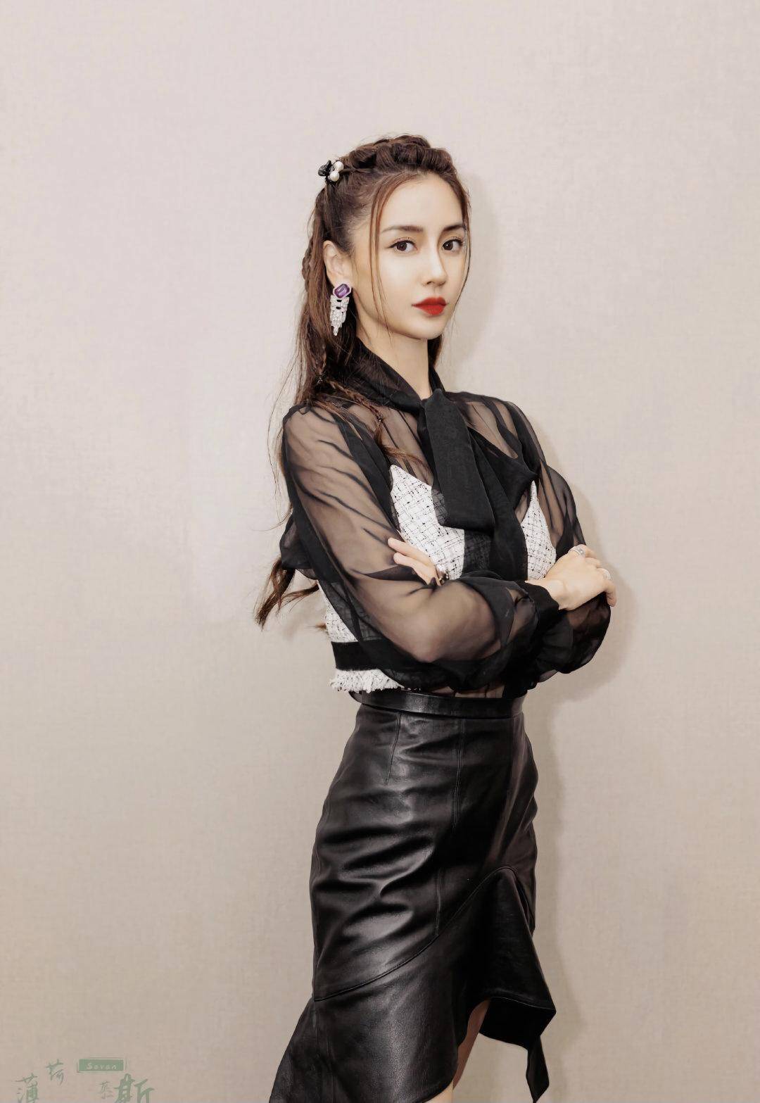 原创杨颖最新活动造型四则每一套都充满时尚感你pick哪一套