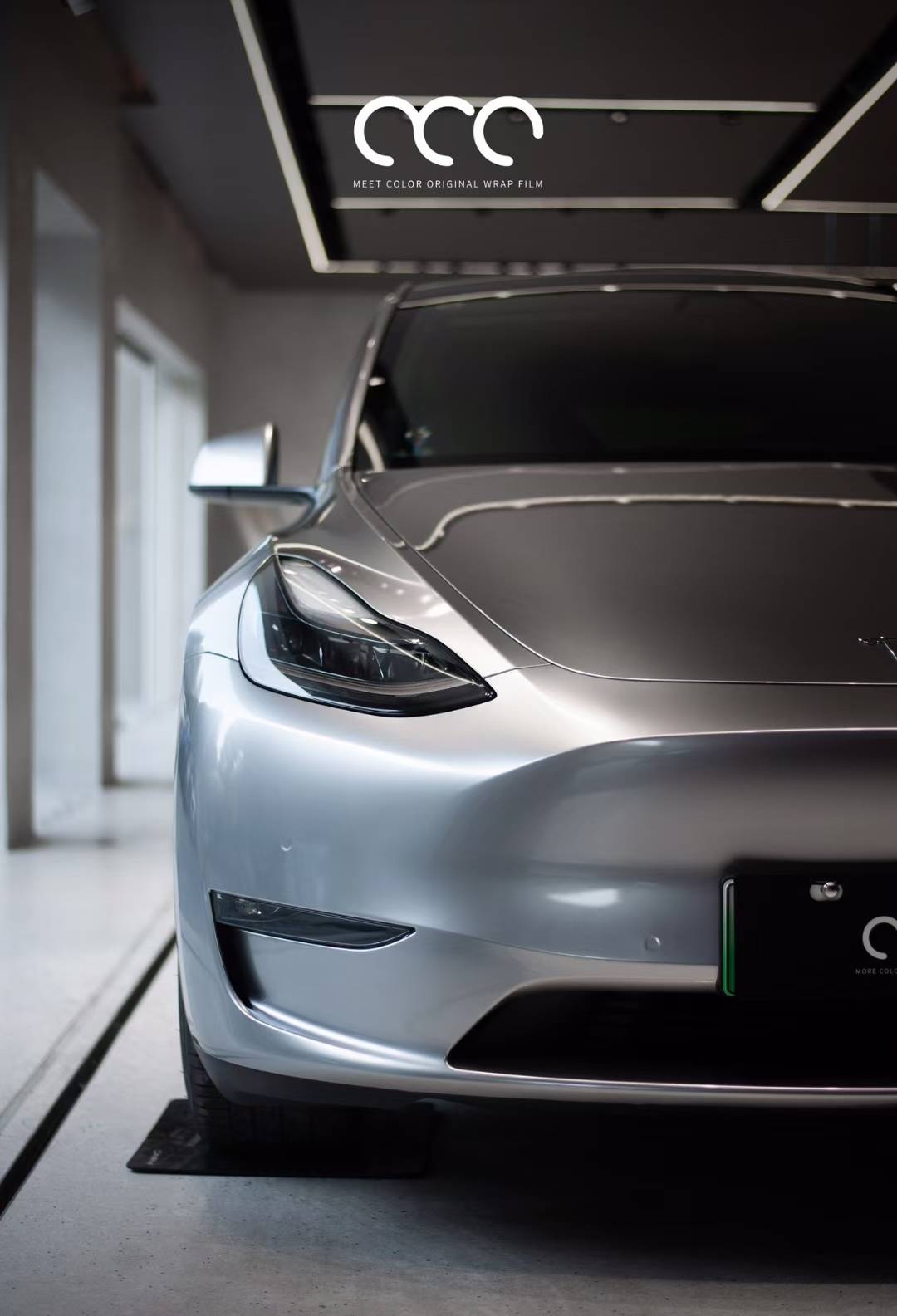 大气风格的颜色特斯拉modelypetgt银典藏版改色膜漫彩