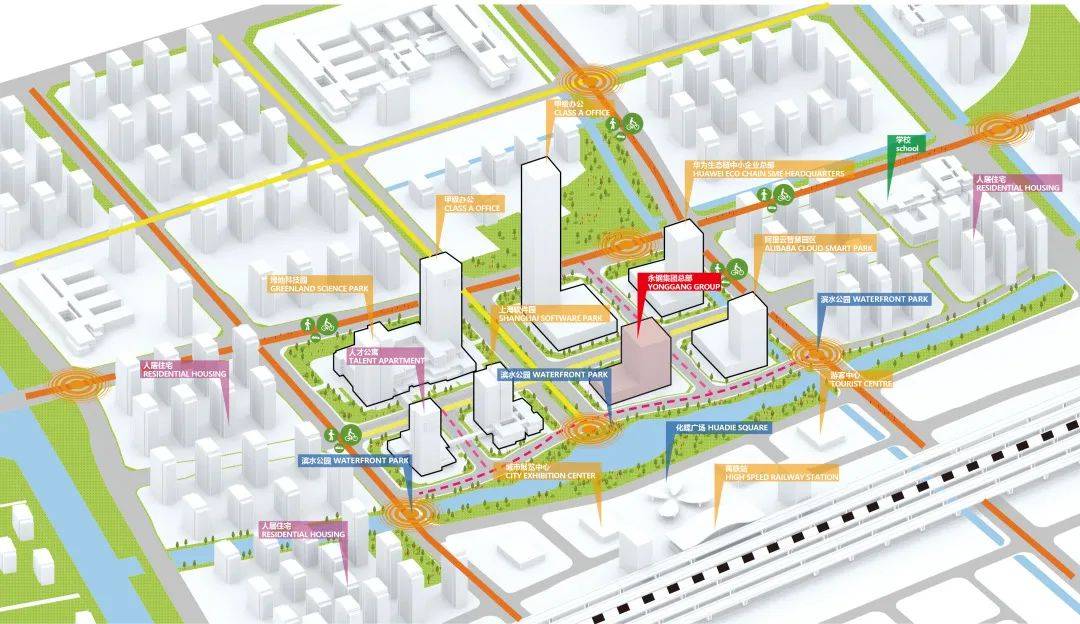 永钢集团科创大楼,以集团"钢"字首字母"g"为型_城市_幕墙_建筑