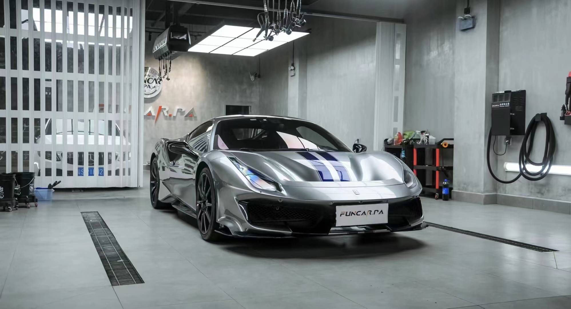 法拉利skto改色膜pet液态银