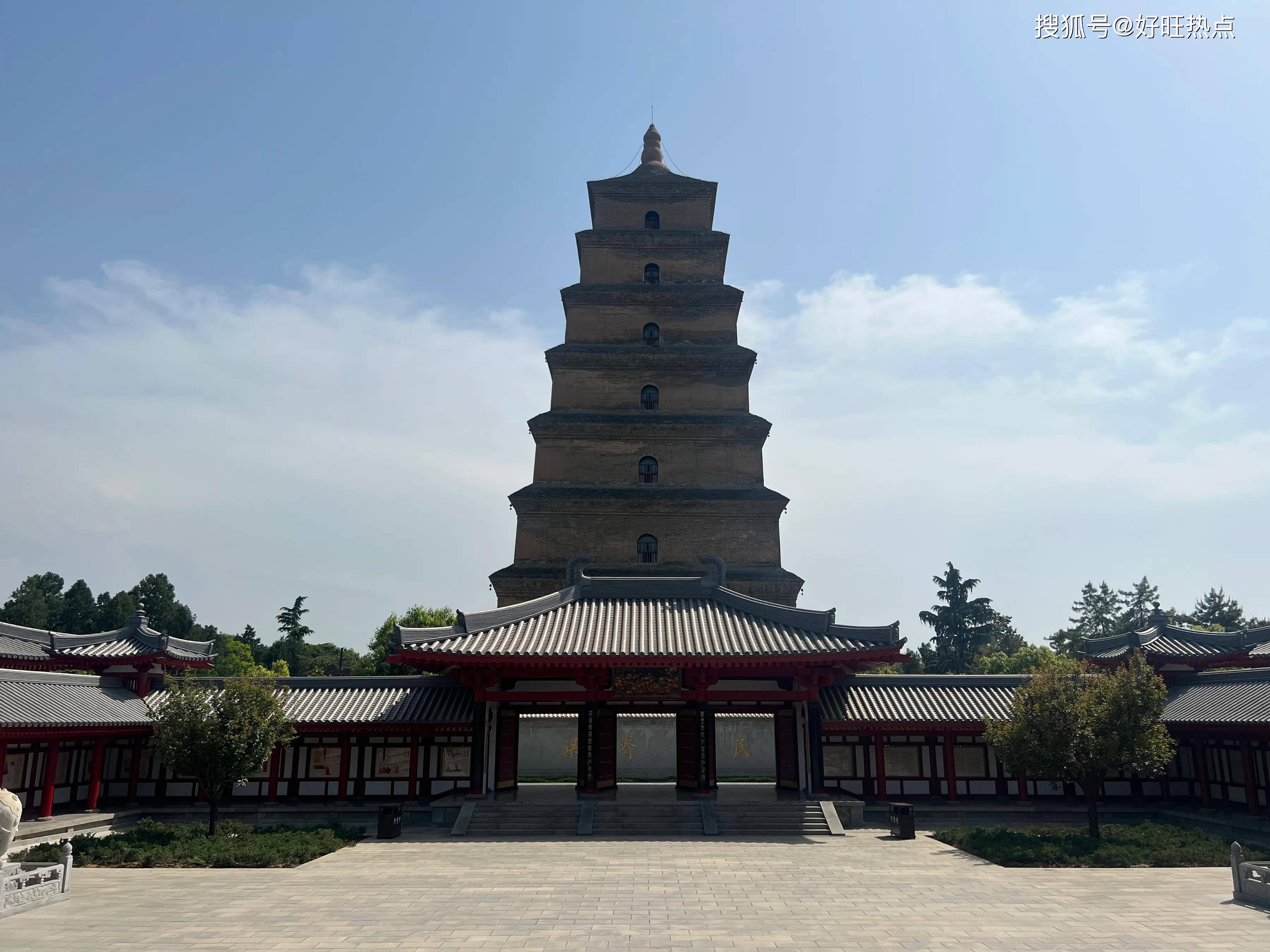 魅力陕西行禅庭信步慢看古城西安大慈恩寺春日风景