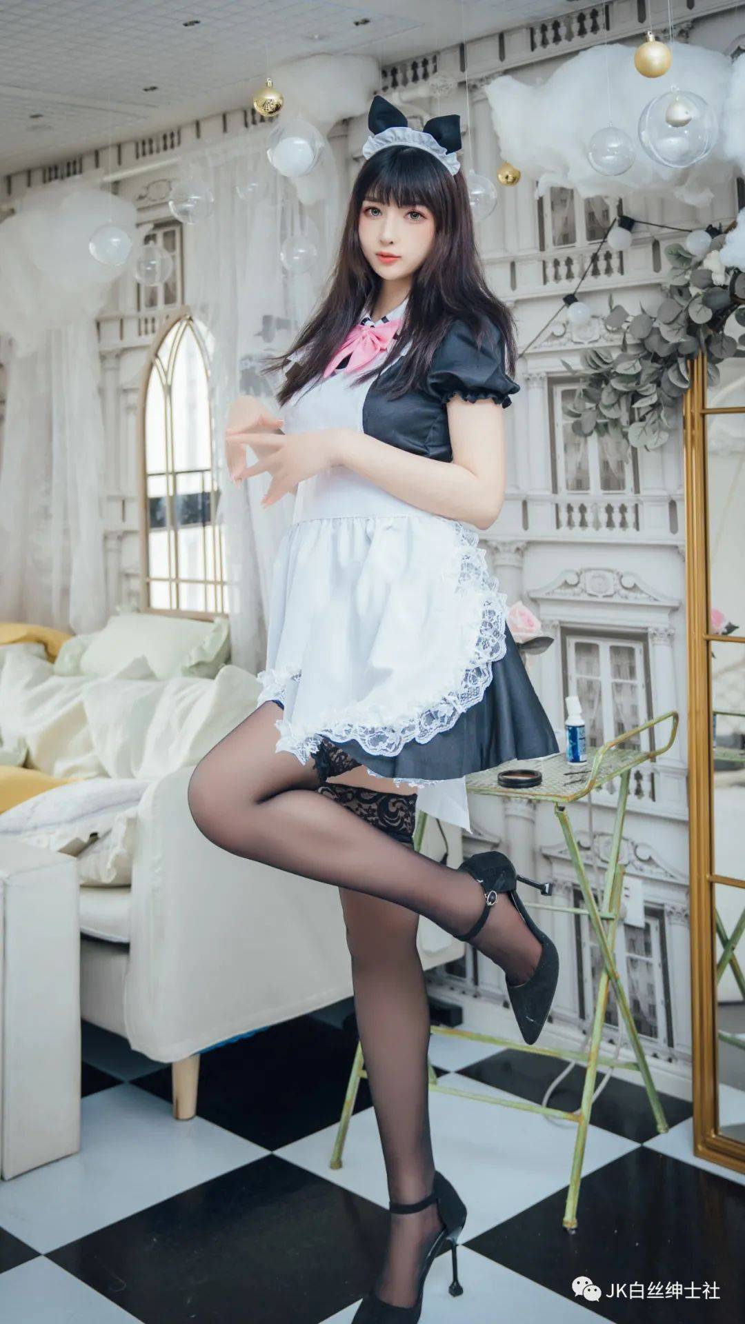 cos日系女仆装猫耳小可爱