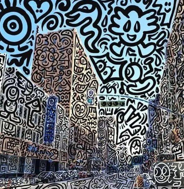 mrdoodle不放过任何空白的涂鸦天才