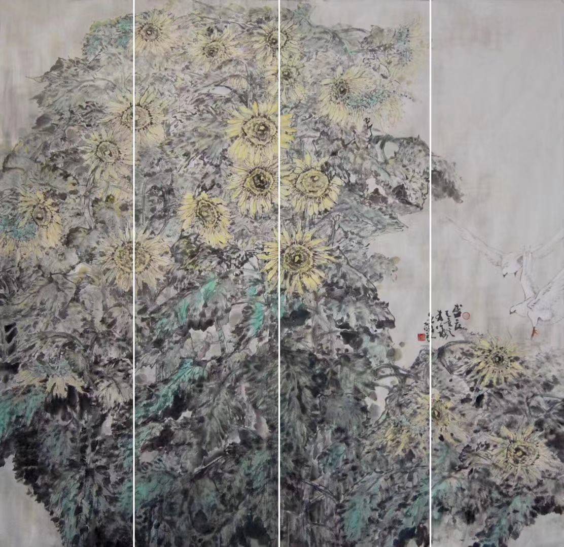 杨光国画作品欣赏