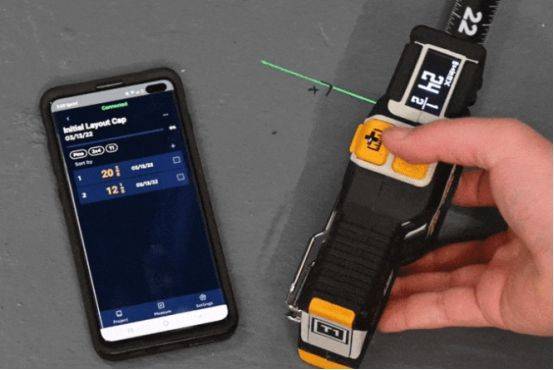 其强大之处就在于:它是有数显 卷尺 激光三合一;可以自动计算面积体积